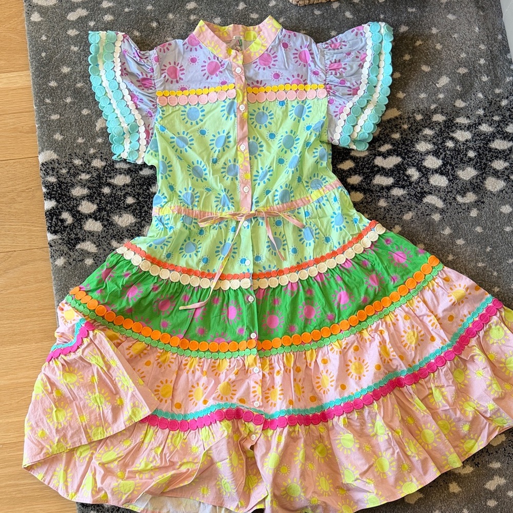 Celia Vibrant Floral Dress